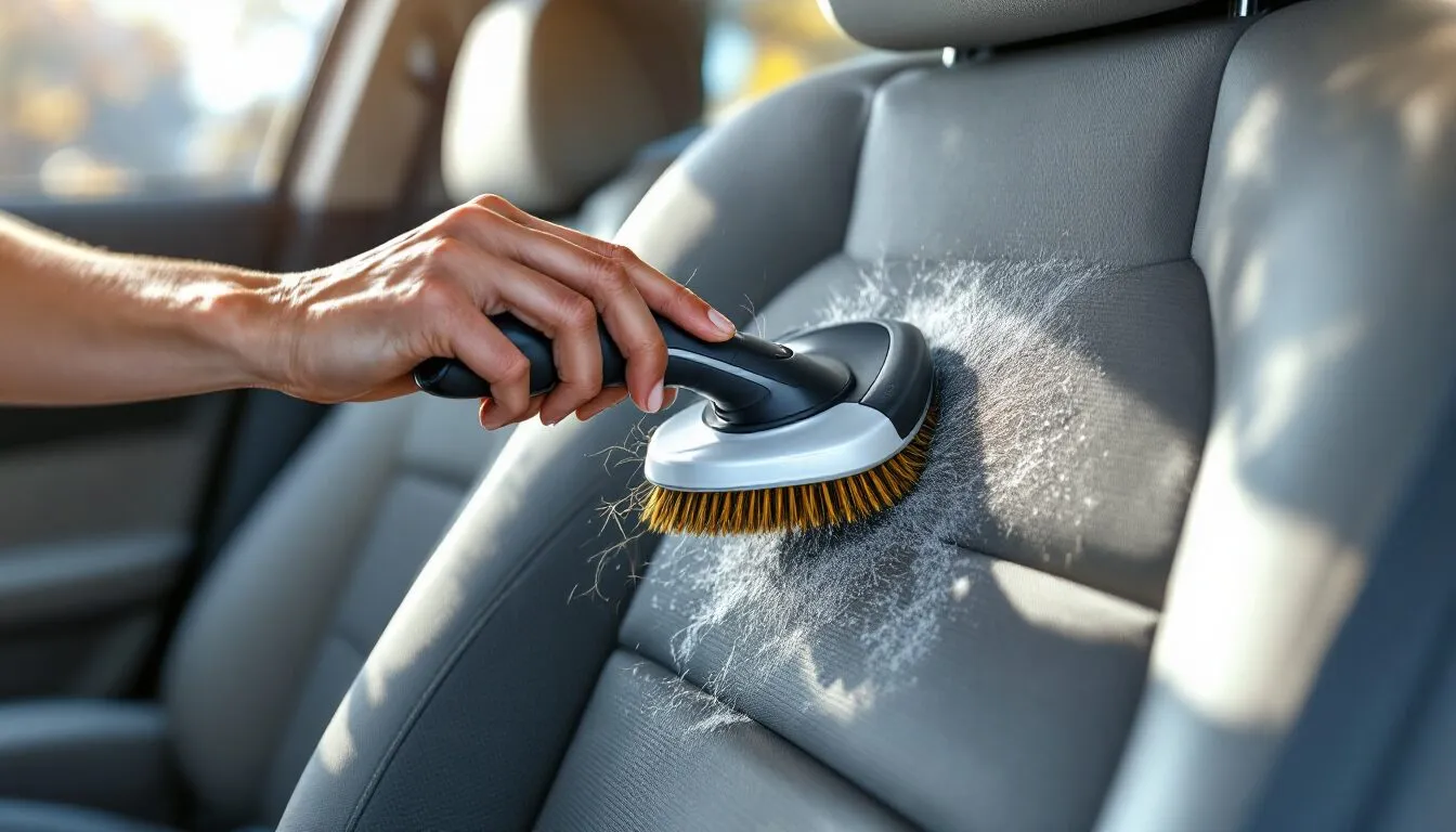 comment enlever des poils de chien dans une voiture
