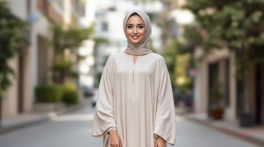 La djellaba : une pièce phare de la modest fashion