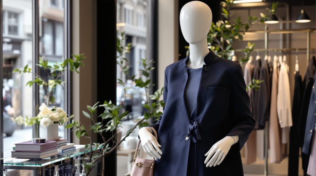 bleu marine vêtement