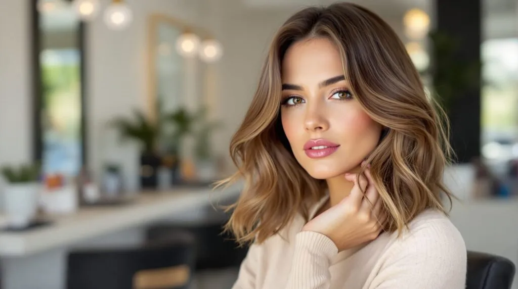coupe de cheveux mi long dégradé