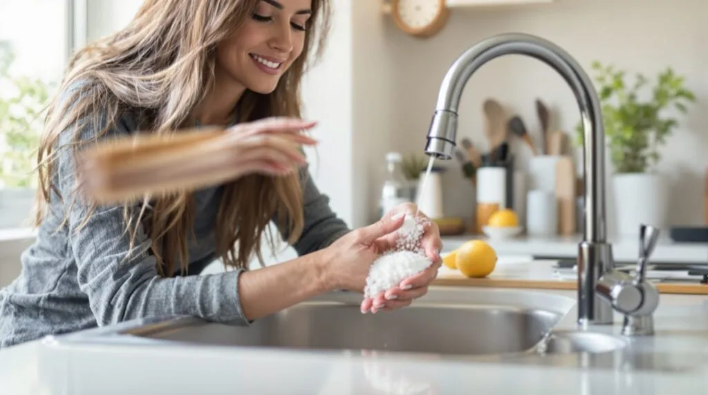 débouchage evier bicarbonate