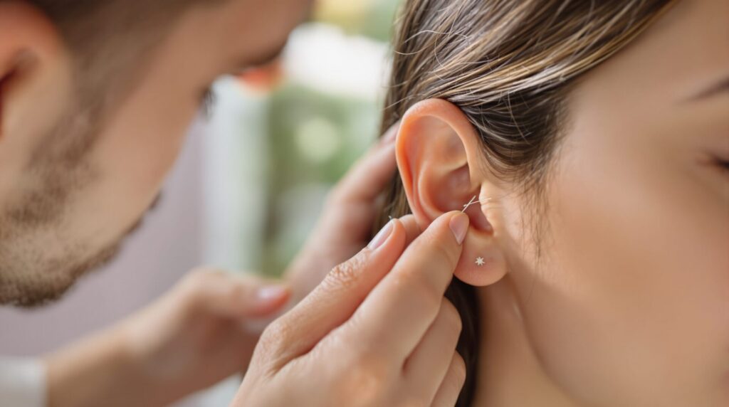 point acupuncture migraine oreille