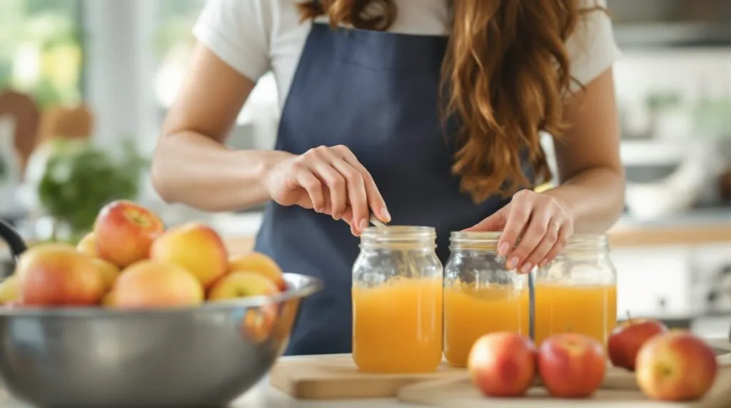 compote de pommes maison conservation