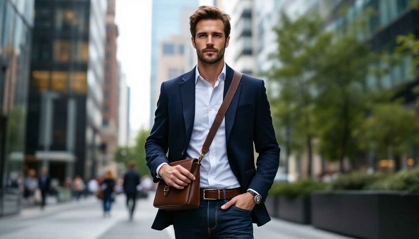 sac bandoulière homme