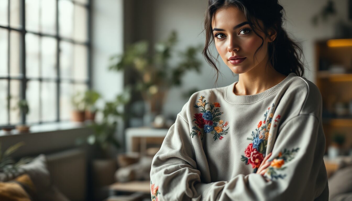 sweat broderie personnalisée