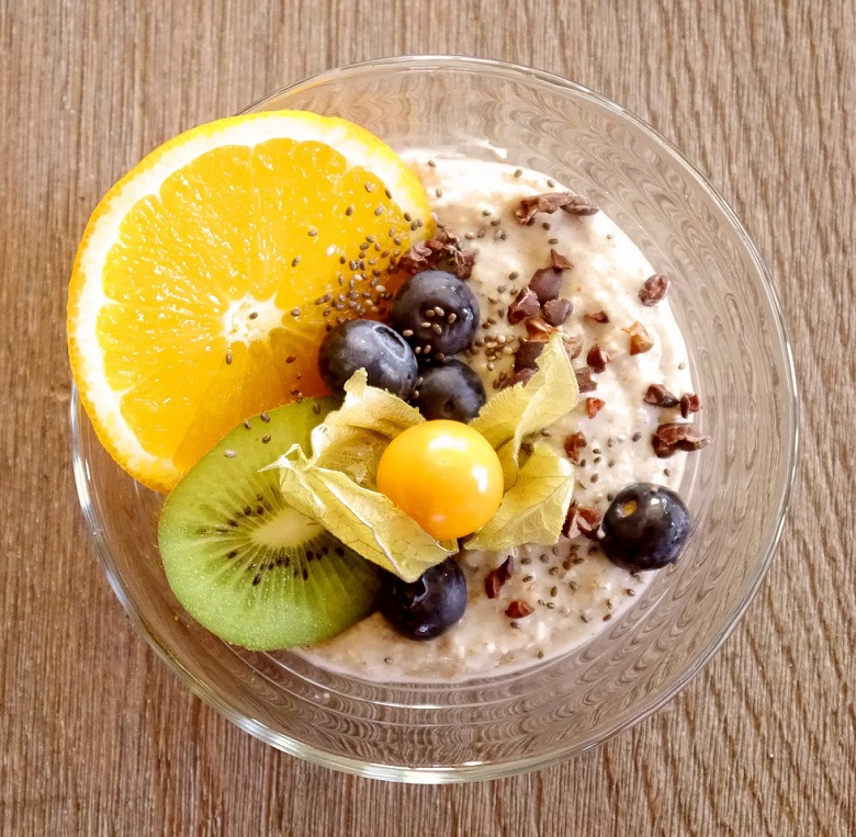 fruit avec graine de chia
