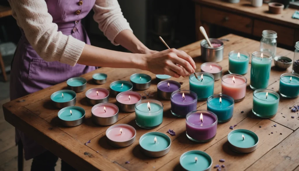 faire des bougies avec des restes