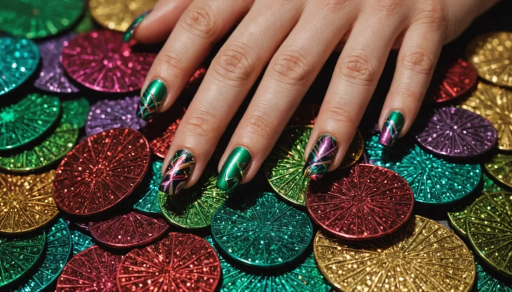 faux ongles couleurs