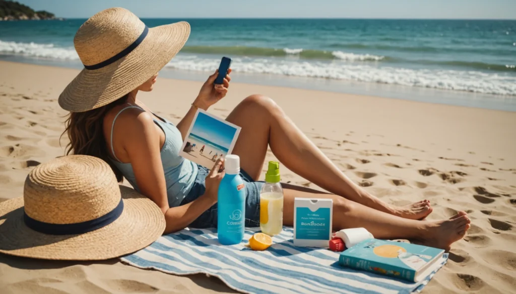 bronzage peau blanche
