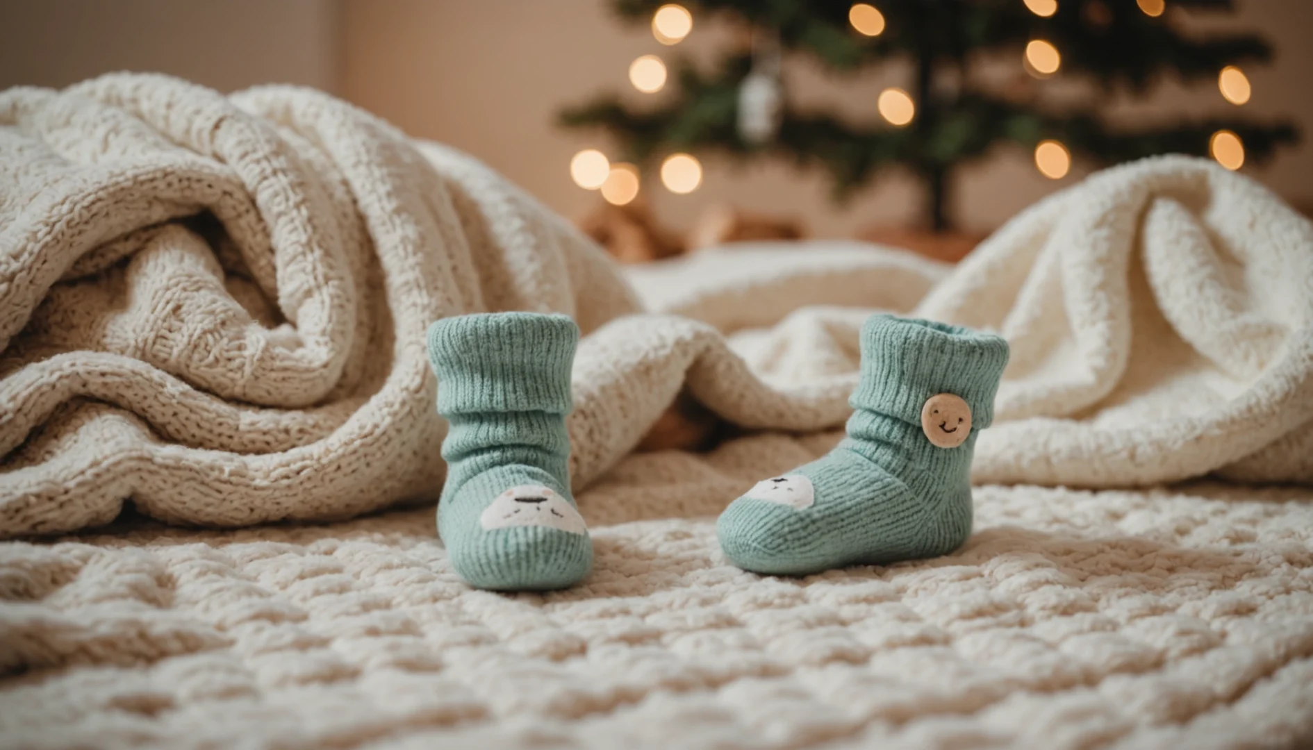 Chaussettes de grossesse : une surprise adorable pour annoncer bébé