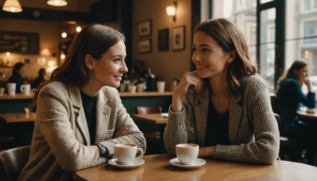 toucher l'épaule d'une femme signification