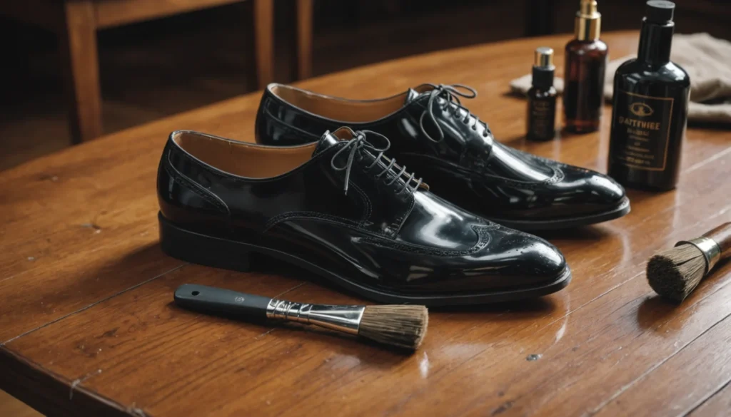 réparer chaussures vernies craquelées