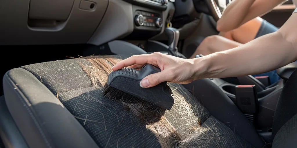 comment enlever des poils de chien dans une voiture