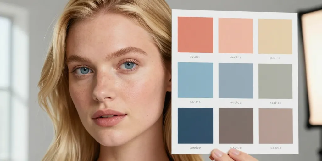 colorimetrie blonde yeux bleu