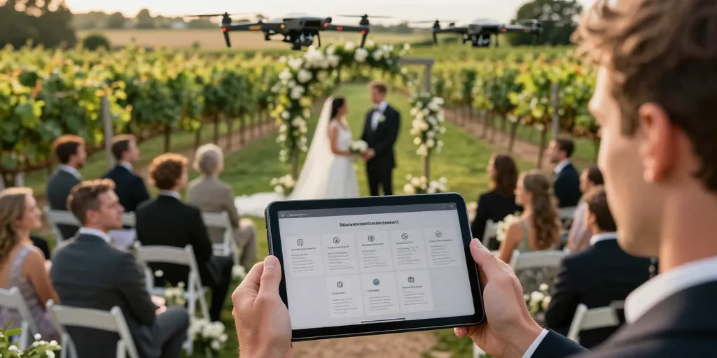 tarif prestation drone mariage