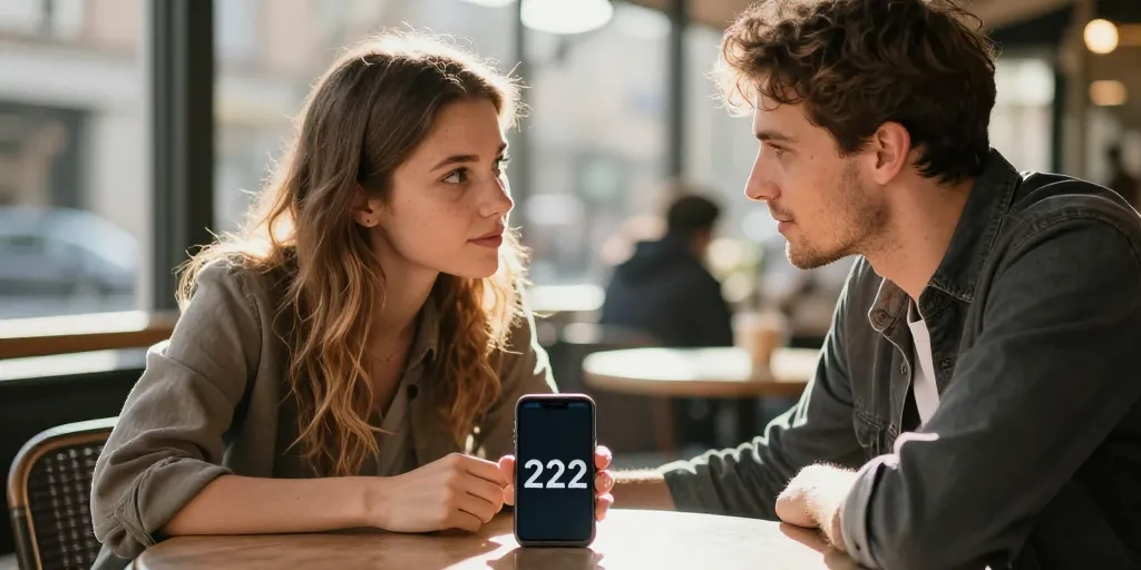 222 : La répétition signifie-t-elle un message amoureux à saisir ?