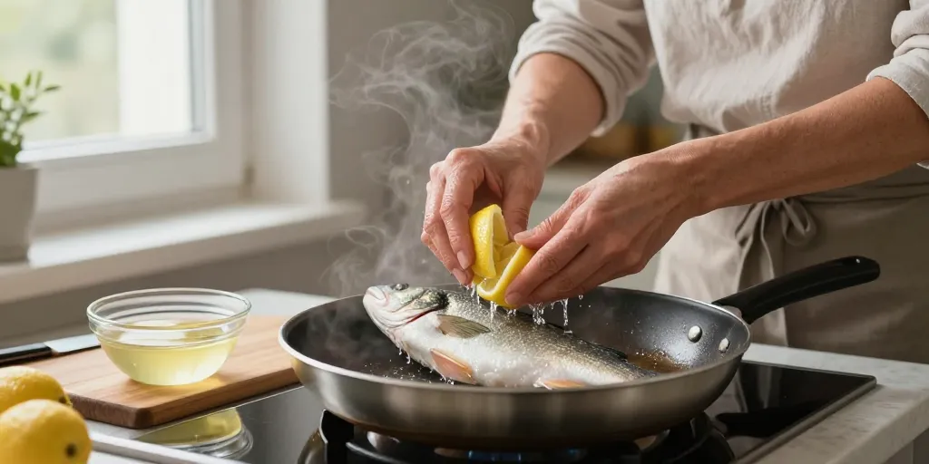 comment éviter les odeurs de poisson à la cuisson