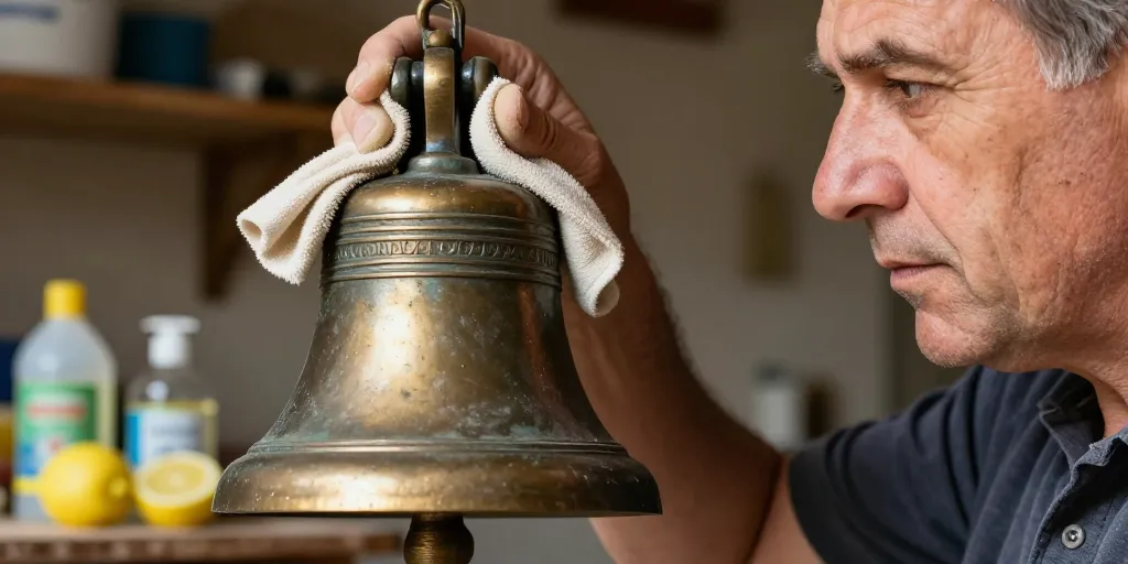Comment nettoyer une cloche en bronze : les astuces pour un éclat durable