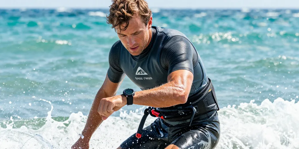 Montre kitesurf : les meilleurs modèles pour mesurer ses sauts en mer