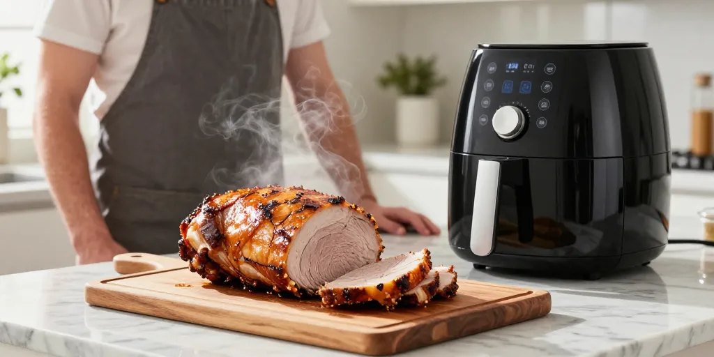 Rôti de porc air fryer : la méthode pour un rôti juteux