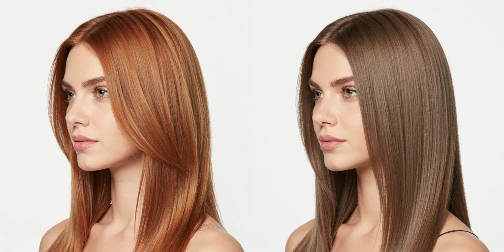 Shampoing bleu anti roux avant apres : le résultat est-il efficace ?