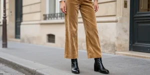 quelle chaussure avec pantalon velours femme