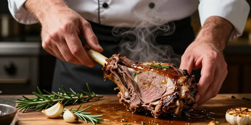 Souris d’agneau au four : les 5 astuces pour une viande fondante