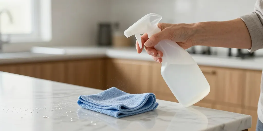 Vinaigre blanc : le rinçage est-il nécessaire pour protéger vos surfaces ?