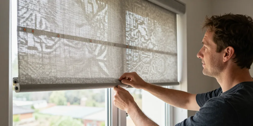 Stores enrouleurs avec motifs : comment les motifs influencent réellement votre confort thermique et psychologique