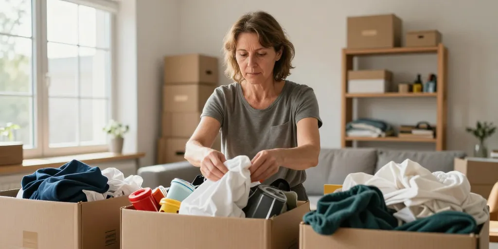 Vider une maison par où commencer : l’ordre psychologique qui élimine la paralysie du tri