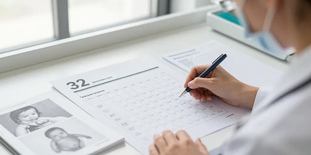 32 semaines de grossesse en mois : pourquoi le calcul change tout pour votre préparation à l’accouchement