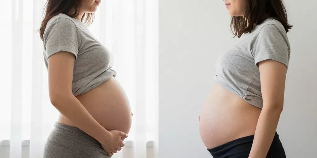À 1 mois de grossesse, votre ventre en photo révèle bien moins que vous ne l’imaginez