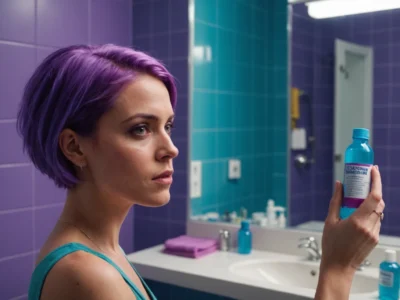 effet bétadine sur cheveux colorés