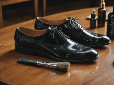 réparer chaussures vernies craquelées