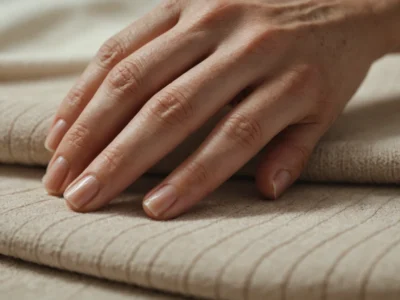 ongles striés