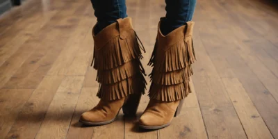 bottes à frange