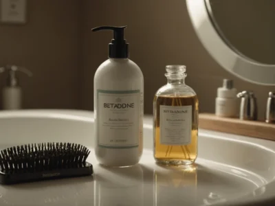 effet bétadine sur cheveux blancs