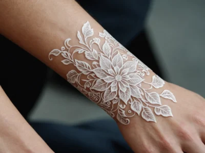 blanc tatouage